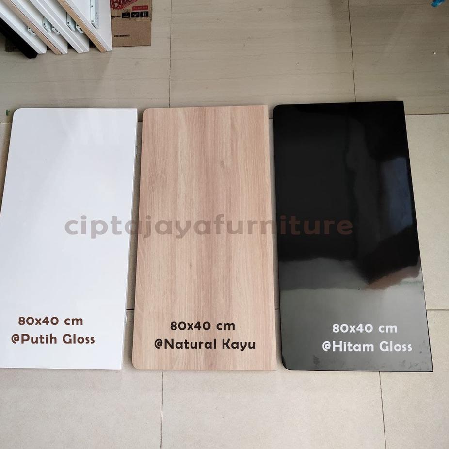 SALEE.. Custom Meja Lipat Dinding Belajar Kerja Makan Laptop Anak Kayu Minimalis Dapur WFH Dengan HP