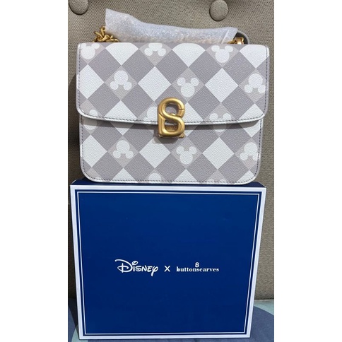 Dona bag ash grey / dona bag buttonscarves / preloved dona bag buttonscarves / buttonscarves bag