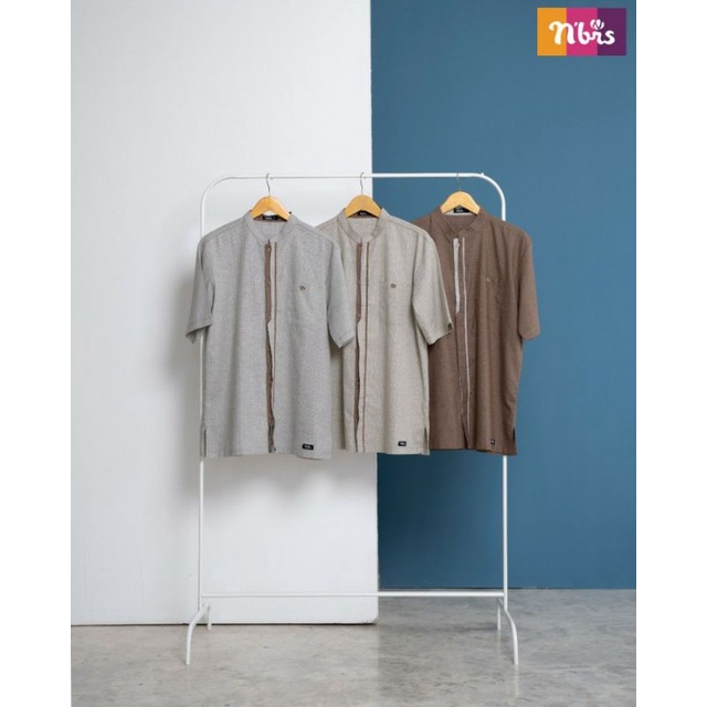 BAJU KOKO TERBARU 2021 / KOKO NIBRAS NK 77 NK 79 / BAJU PRIA KOKO MODERN / ATASAN KOKO LENGAN PENDEK