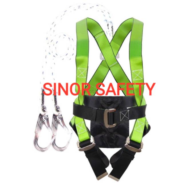 Full Body Harness Double Big Hook Besar Eco GOSAVE Sabuk Pengaman