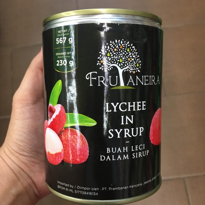 

Kalengbuah- Frutaneira Leci Sirup Kaleng Lychee -Buah-Kaleng.