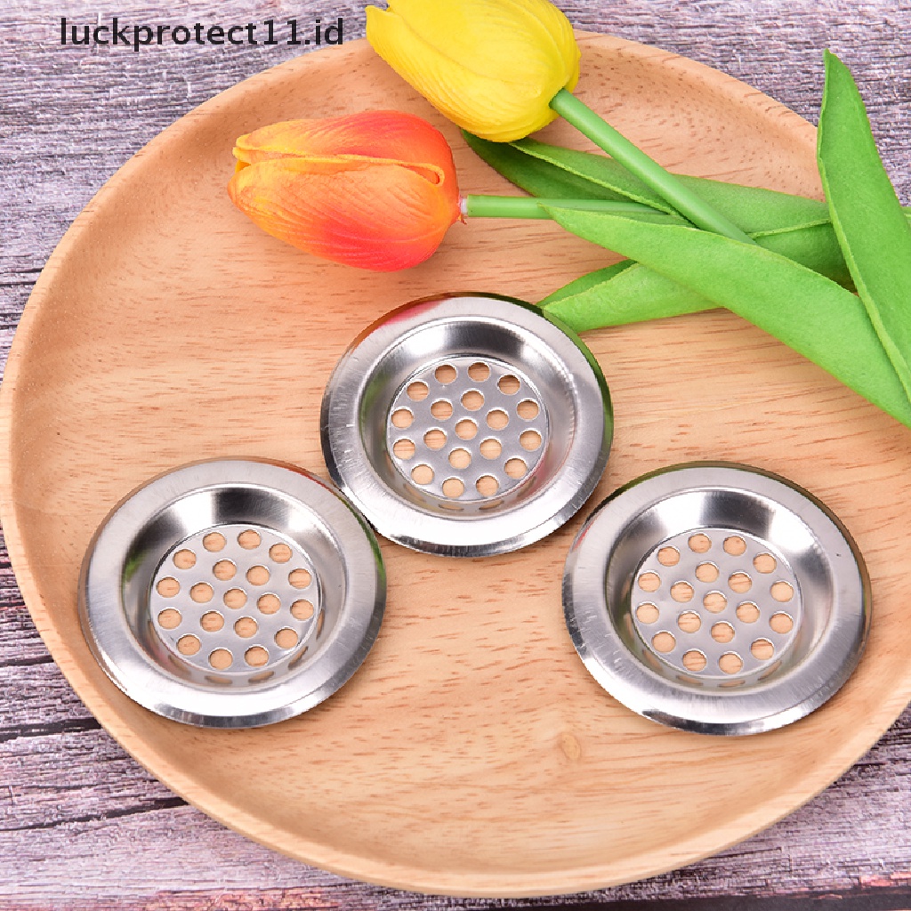 //HG&amp;ID// Stainless Steel Kitchen Water Sink Strainer Cover Floor Bath Catcher Drain Plug .