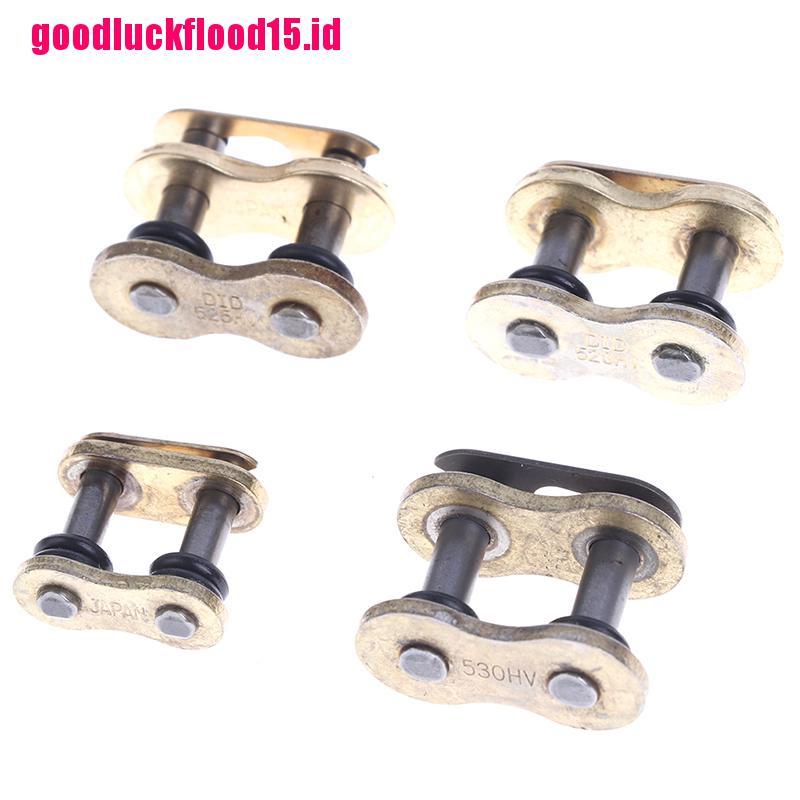 {LUCKID}Heavy Chain Connecting Connector Master Joint Link With O-Ring For Motorcycle