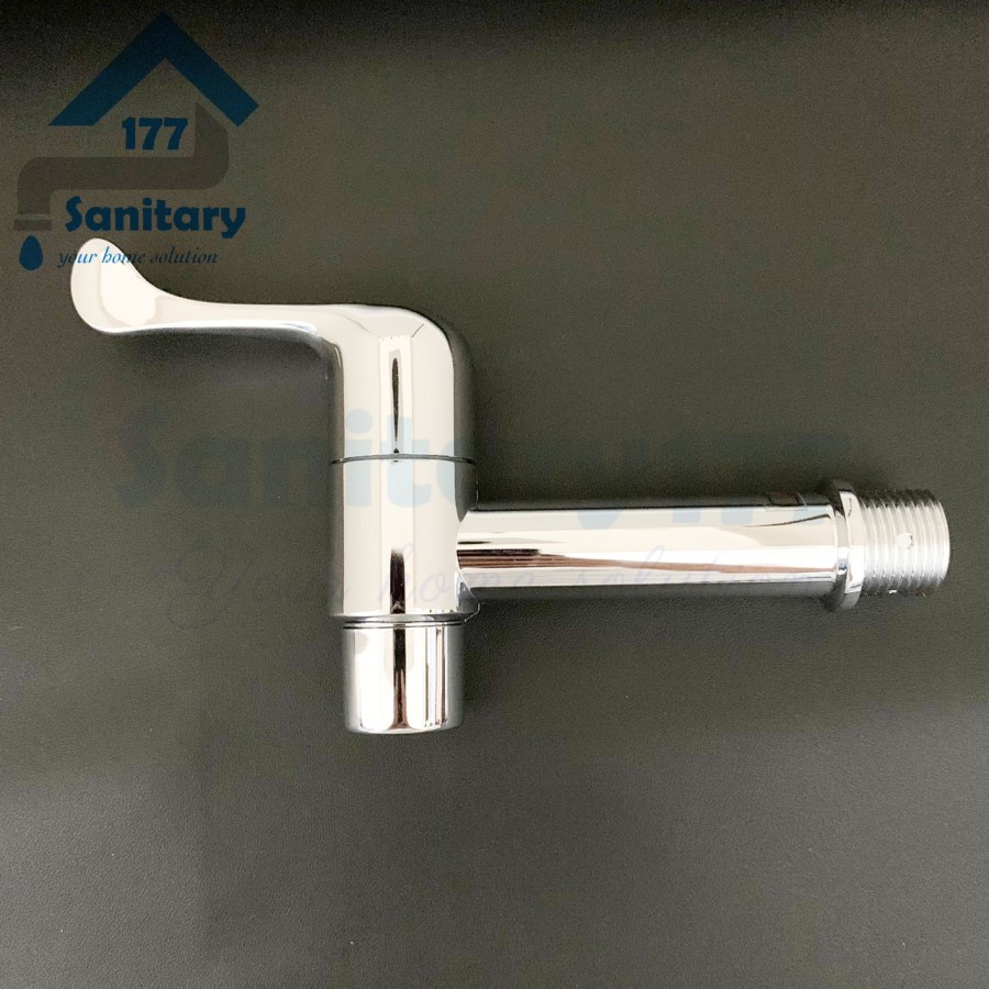 Keran air Taman 1/2 inch Plastik Murah AVA - Kran air Tembok Bathroom Faucet Wall Faucet ABS anti karat