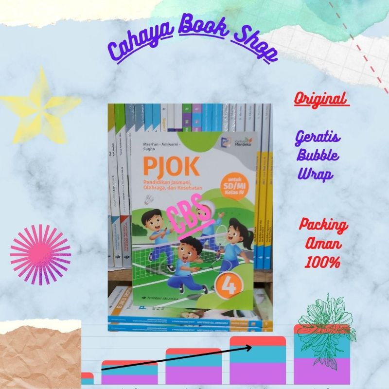 BUKU PJOK KELAS 4 SD Kurikulum Merdeka Erlangga