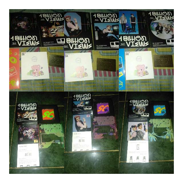 Sharing Album Only + Poster Kihno Kit EXO-SC 1 Billion Views