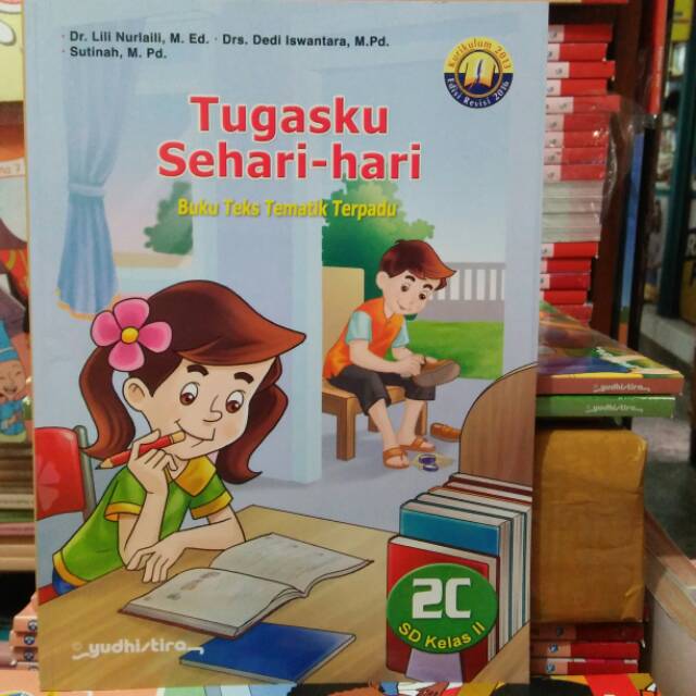 BUKU TEMATIK 2C TUGASKU SEHARI-HARI KELAS 2 SD PENERBIT YUDHISTIRA