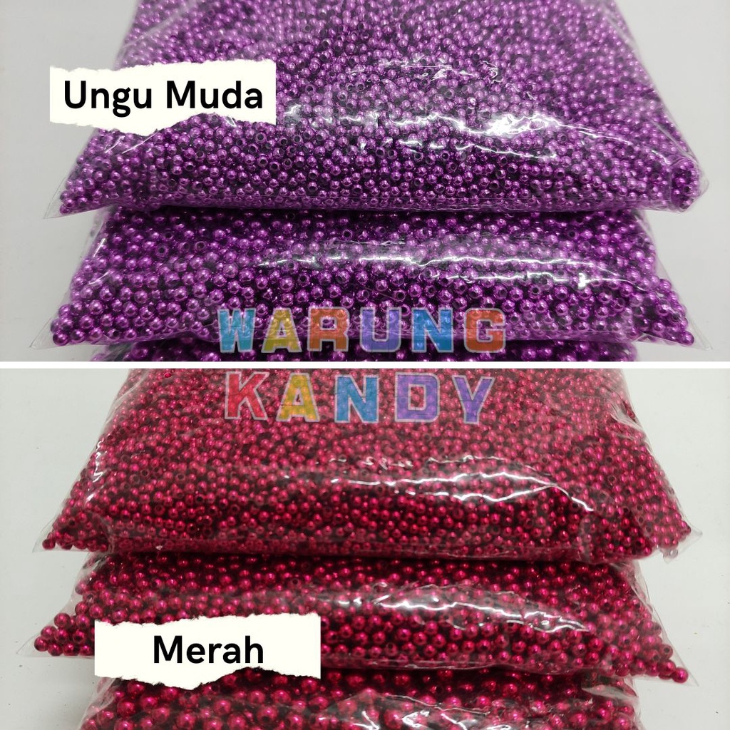 Mutiara Jepang Warna 3MM PAK