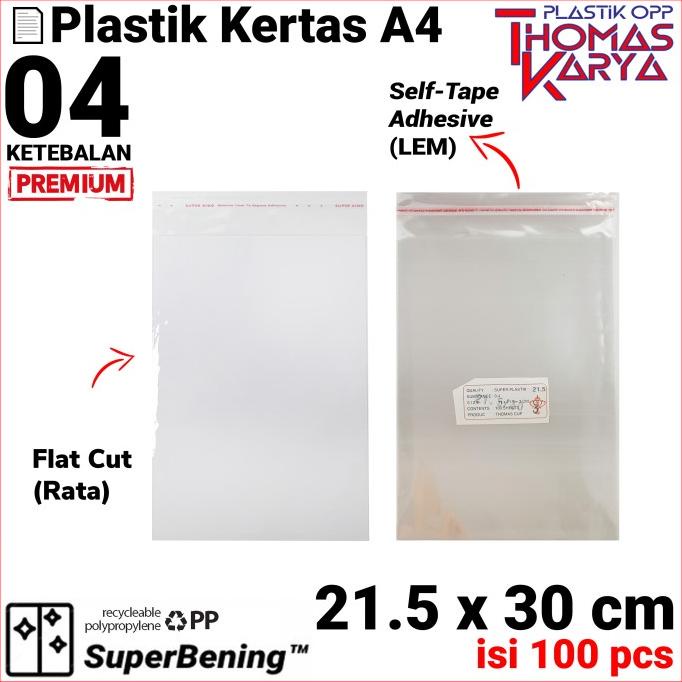 

!!!!!!] 21.5x30 cm Plastik OPP LEM TEBAL Kemasan A4 baju undangan
