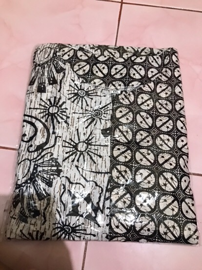 Tey-17 Batik Wanita Asj Sa Hrb026 Kenongo Kemeja Tosca Pendek