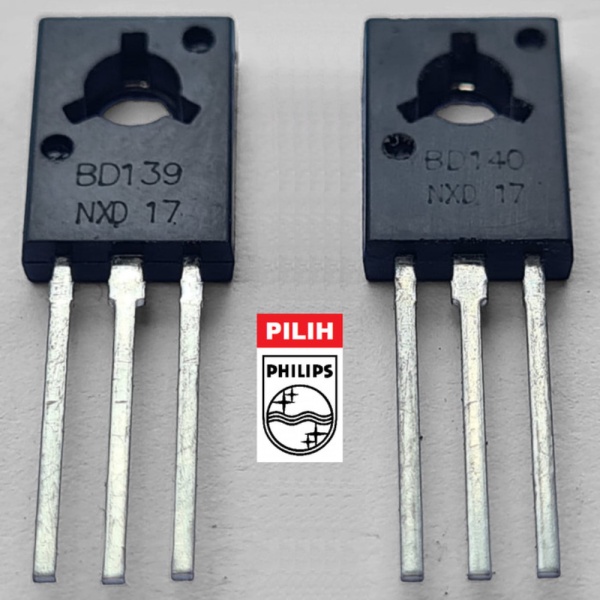 goodstock Transistor BD139 BD140 NPN PNP Amplifier Power Supply Driver - BD139 perlengkapan elektro