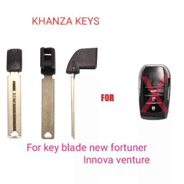 Kunci manual smart key new fortuner dan innova reborn venture