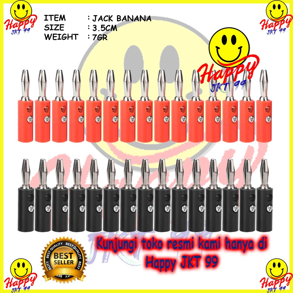 [ HAPPY JKT 99 ] JACK BANANA BUNGA JANTAN MALE PLUG PISANG MERAH HITAM