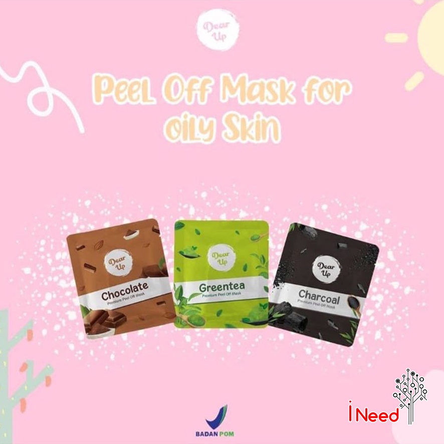 (INEED) (10gr) DEAR UP Peel Off Mask | Masker Wajah | Peel Off Mask (✔ BPOM)