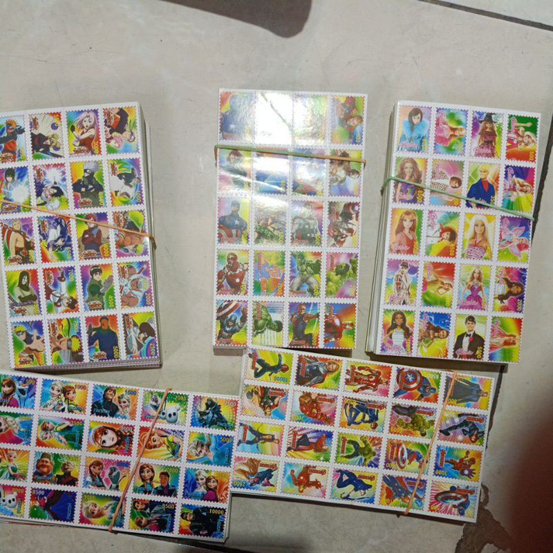 stiker pranko 20 mata isi 100 lembar
