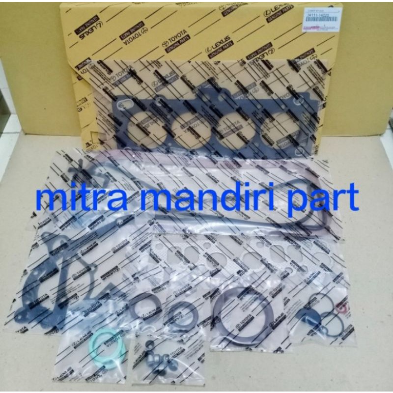 

PACKING SET GASKET ENGINE OVERHAUL TOYOTA COROLLA GL