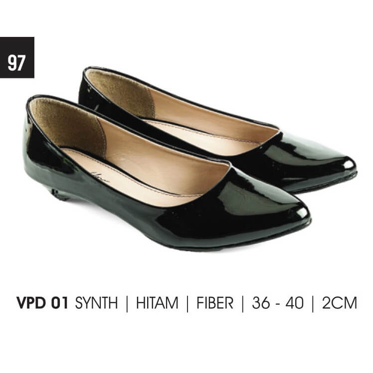 BUGISLINE Sepatu  Wanita  Formal Everflow  VPD 01 