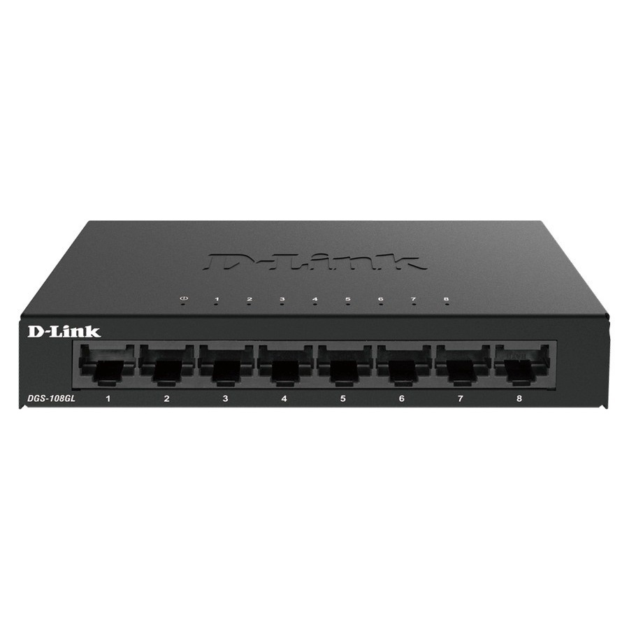 D-Link DGS-108GL Switch LAN 8Port Gigabit Metal Unmanaged