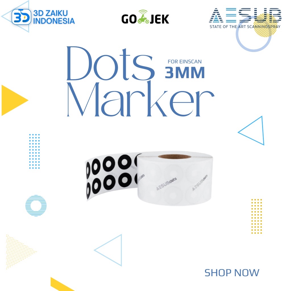 Original AESUB Dots Marker 3000 Point for Einscan 3D Scanner 3D Scan