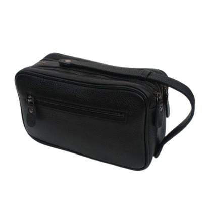 pouch bag pria wanita kulit premium - hand bag kulit asli