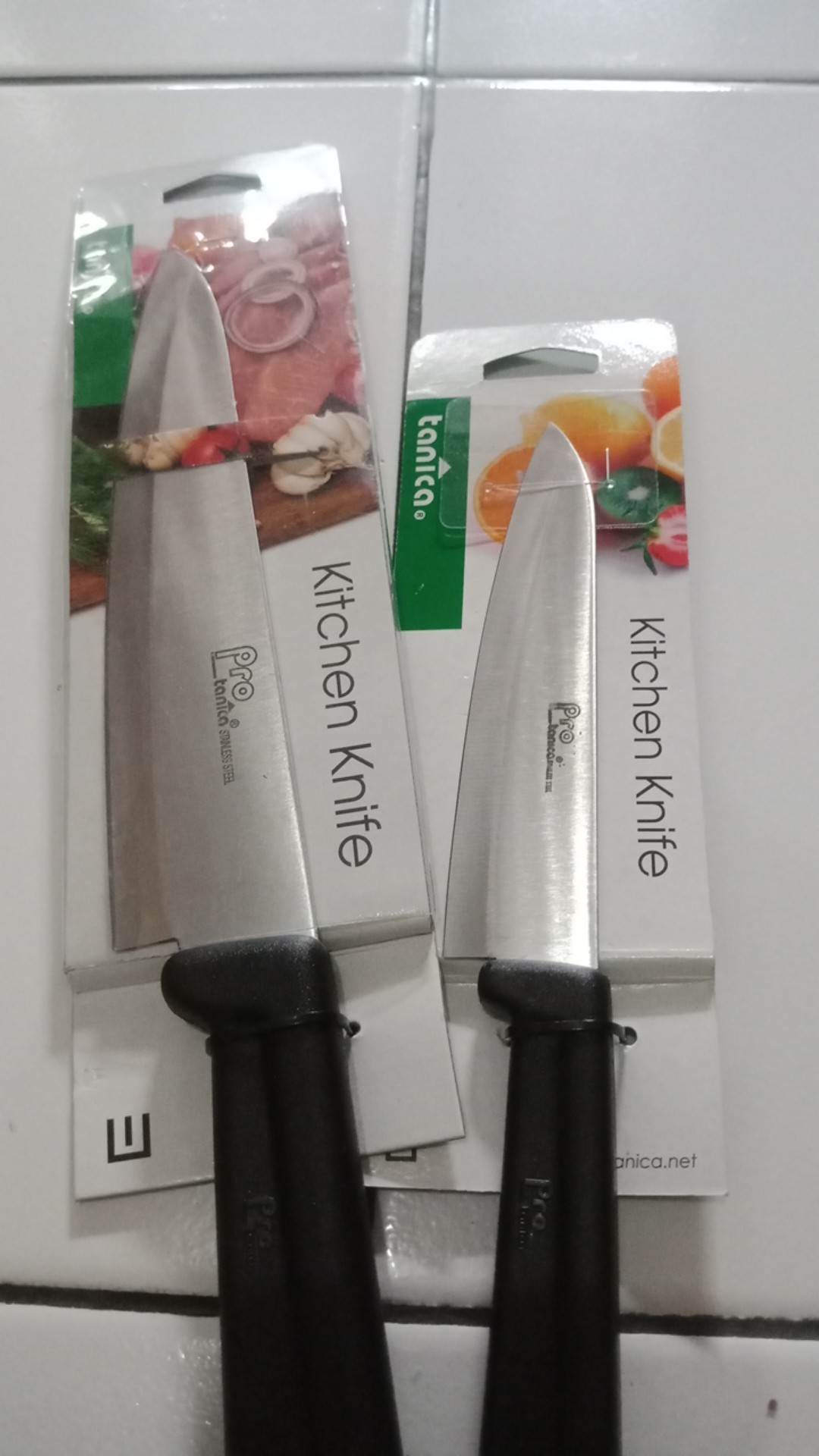 Tanica Pro Pisau Dapur 2 Piece Set - Stainless Steel