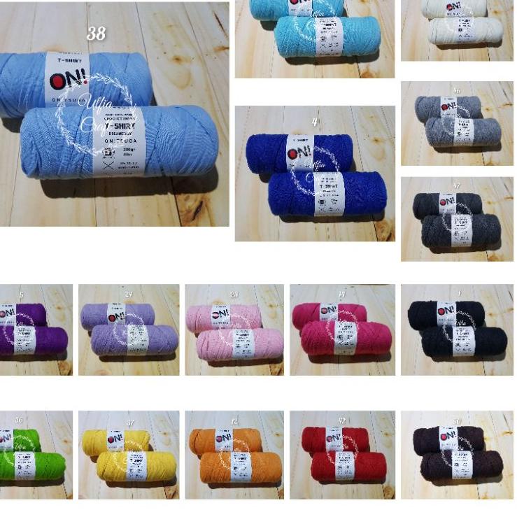 Siap Kirim.. Benang Rajut Tali Kaos T-shirt Yarn Tyarn Onitsuga