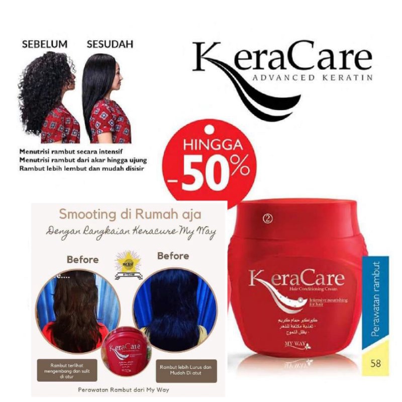 [TERMURAH] MASKER RAMBUT KERATIN JUMBO 500GR PELURUS RAMBUT CREAMBATH PERAWATAN RAMBUT RUSAK BERCABA