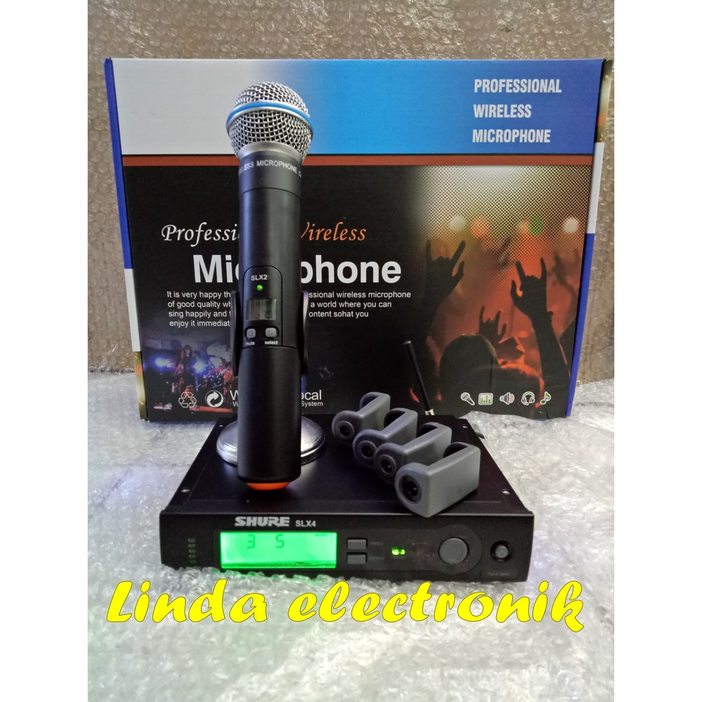 New generetion Mic Wireless SHURE SLX 4 MULTI CAHNNEL Single Mic