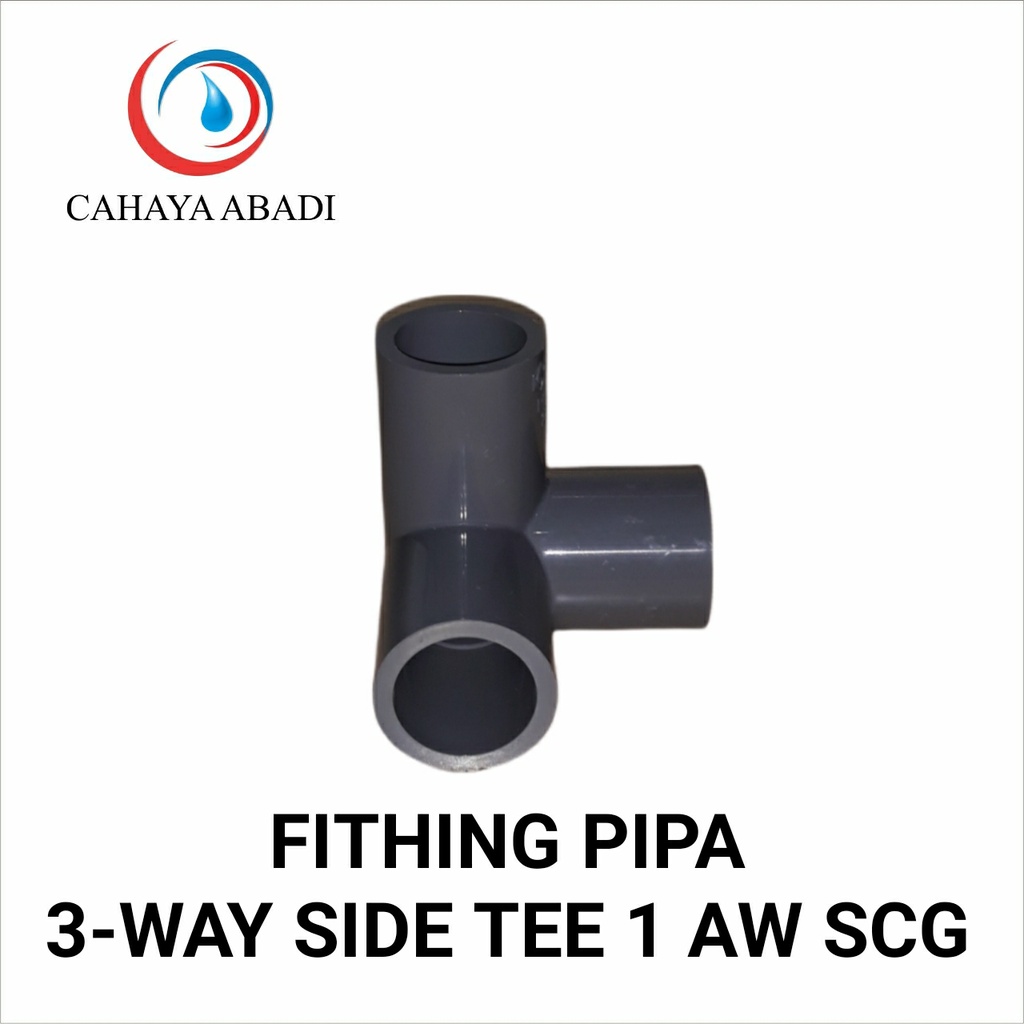 FITHING PIPA - 3-WAY SIDE TEE - 1 INCH AW SCG
