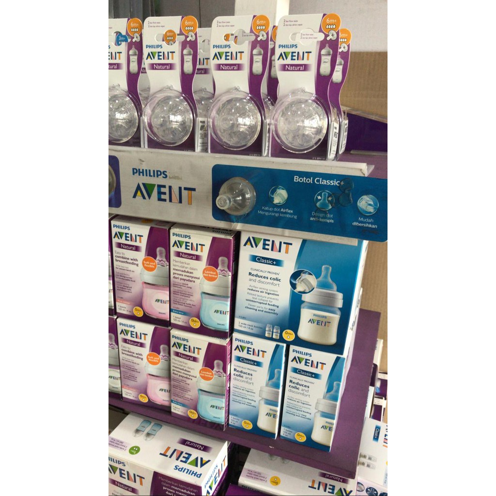 (TWIN PACK) AVENT BOTTLE CLASSIC 125ML &amp; 260 ML (TWIN PACK) / BOTOL SUSU AVENT/ BOTOL BAYI