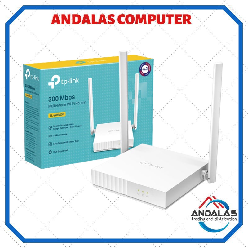 Wireless Router TP-Link TL-WR820N 300 MBps