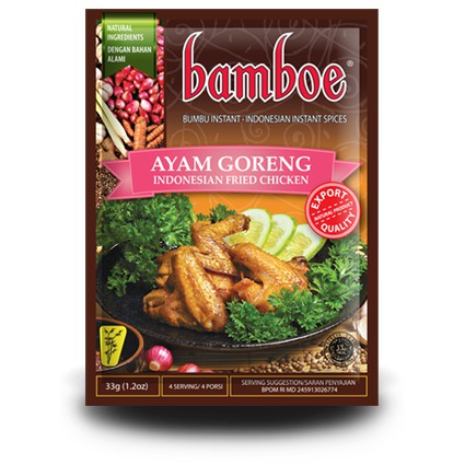 

BAMBOE BUMBU AYAM GORENG BARU 33GR SCH