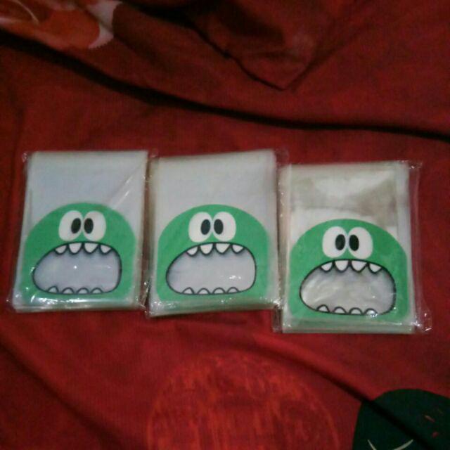 Kantong Permen Desain Kartun Lucu Dengan Perekat, Bahan Plastik, 10x7cm