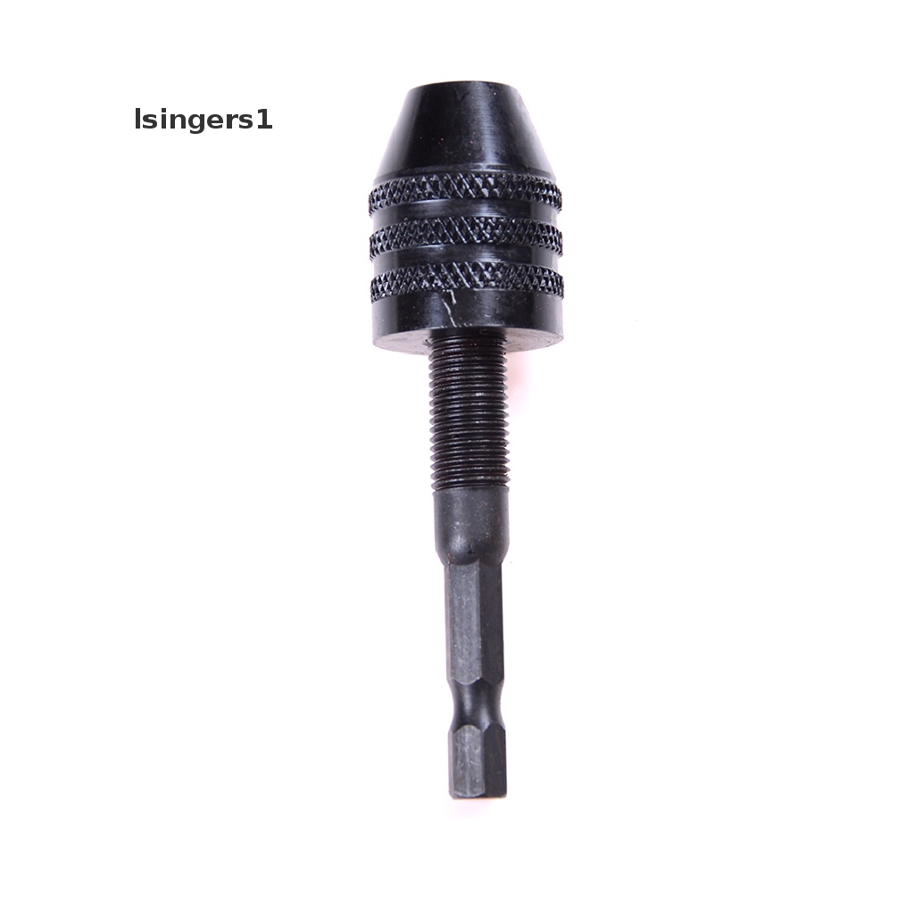 (lsingers1) Adaptor Mata Bor Chuck Hex Shank 0.3-6.5mm Bits