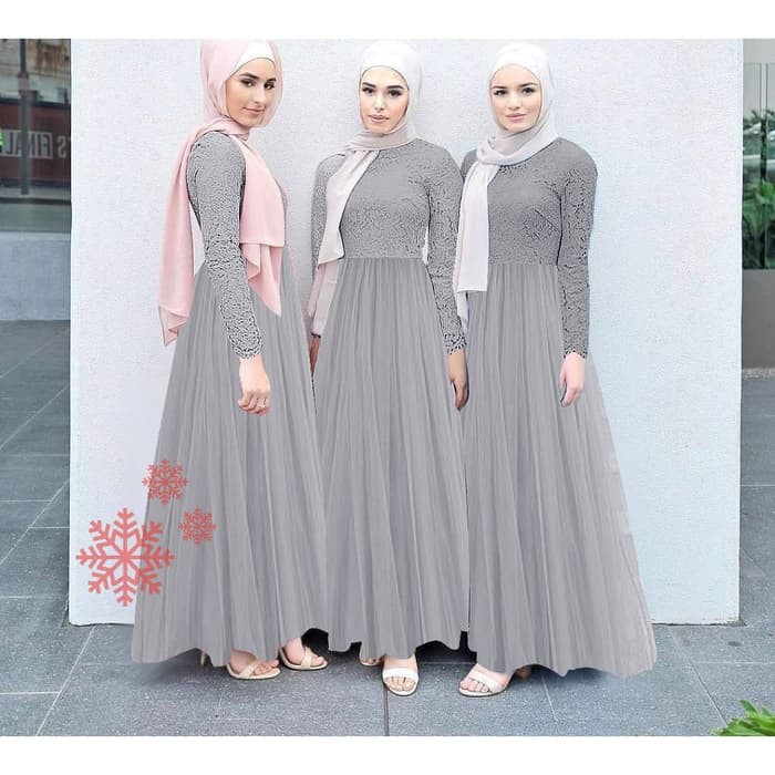 Dress Maxi Wanita V Neck Lengan Flare Bahan Sifon Motif Bung 6549iu Gamis Brukat Tile Dress Ismi Ab Shopee Indonesia