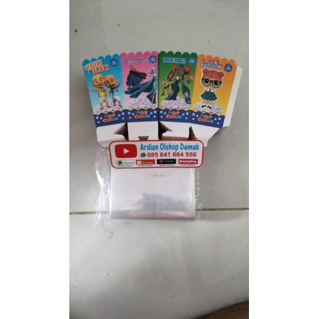 

KERTAS BUNGKUS POPCORN / 5X9/ KEMASAN / SET PLASTIK / POP CORN / POPCORN / isi 100
