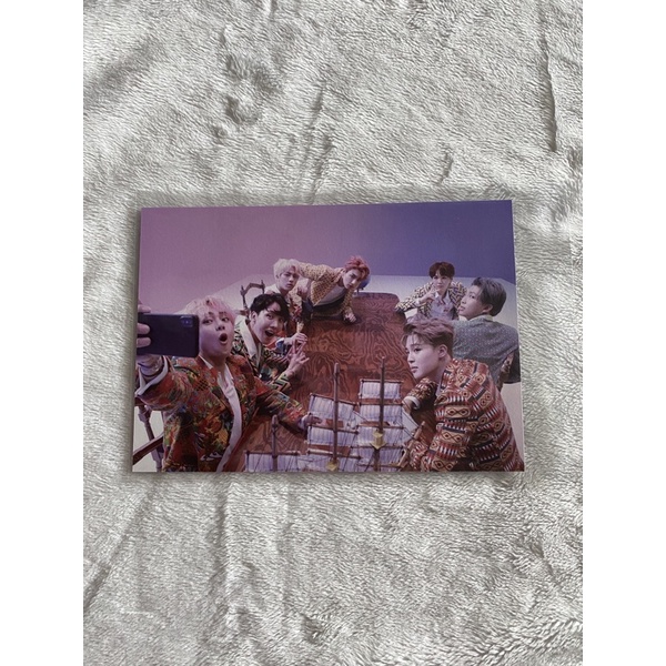 bts official bluray memories 2018 postcard