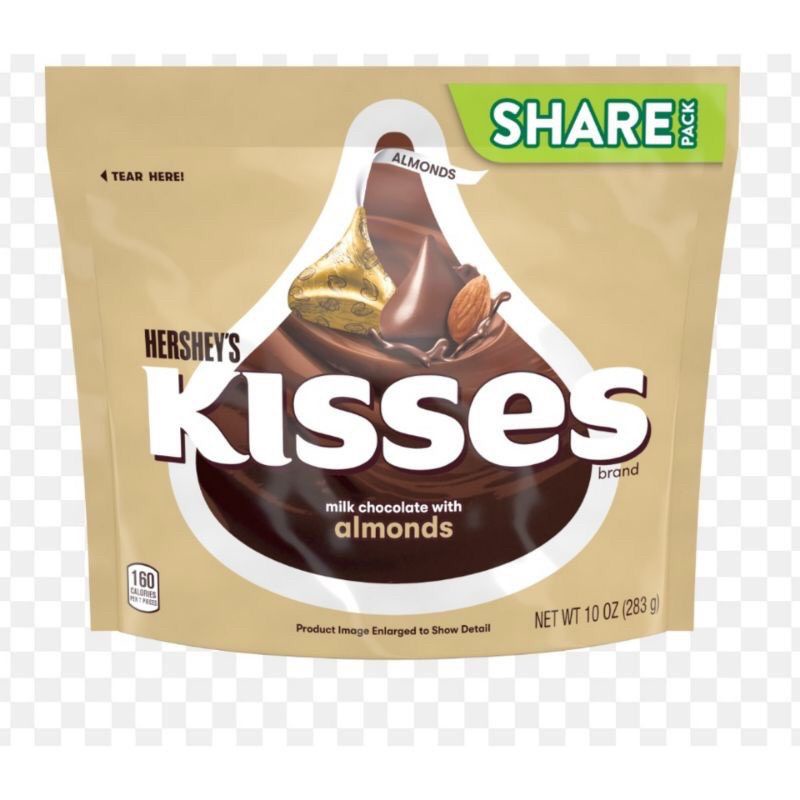 

Hershey’s Kisses Milk Chocolate With Almonds