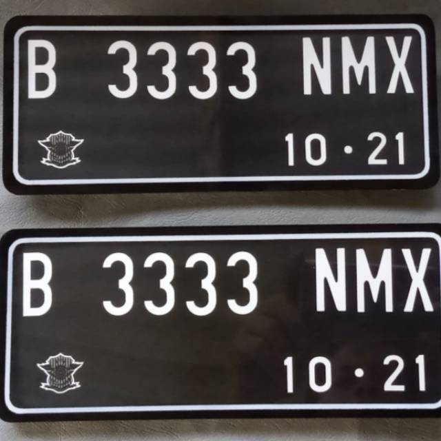 Plat nomor motor plat nomor akrilik, plat motor, plat akrilik motor plat nomor akrillik tanpa lampu