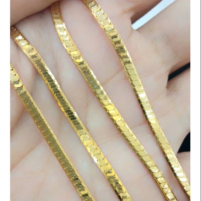 Kalung rantai lapis emas gold / kalung gold / kalung xuping