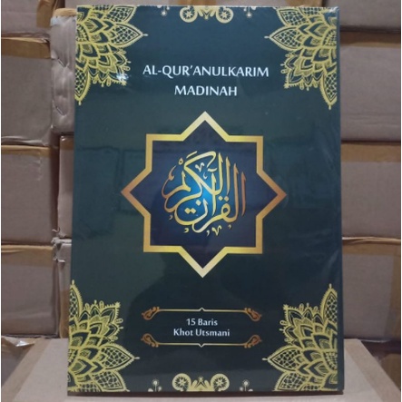 AL QURAN LANSIA JUMBO MADINAH NON TERJEMAH KHOT UTSMANI A3 REGULER