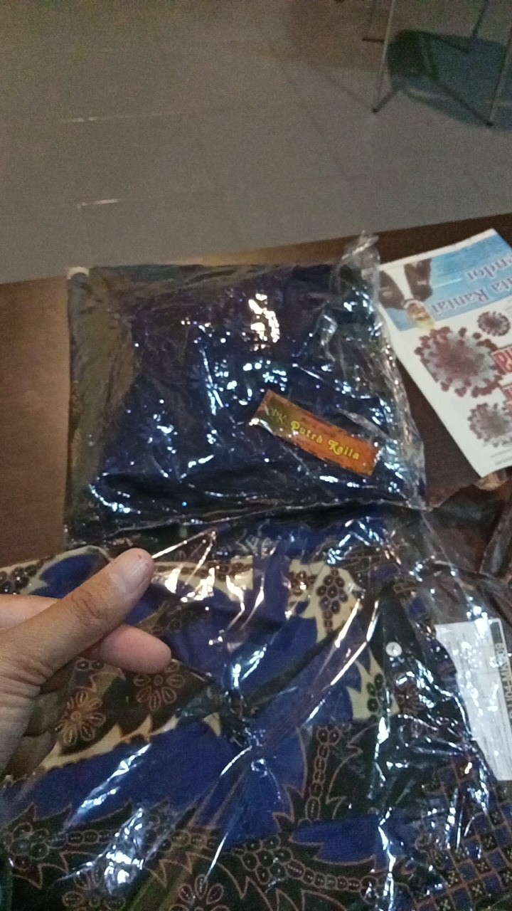 Set Couple Amalia Navy Maura Couple Sania Ruffle Batik Couple Ori