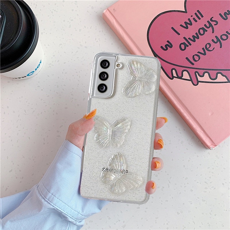 Butterfly Holo Case ALL PHONE TYPES! Vivo Y35 Y16 V25 V23 V23e V21 V20 X80 Pro X70 X60 Y20 Y21 Y11 Y01 V19 V9 V7 V5 V15