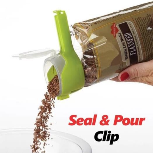 Klip Penjepit Plastik Makanan / Plastic Clip Seal langsung Tuang