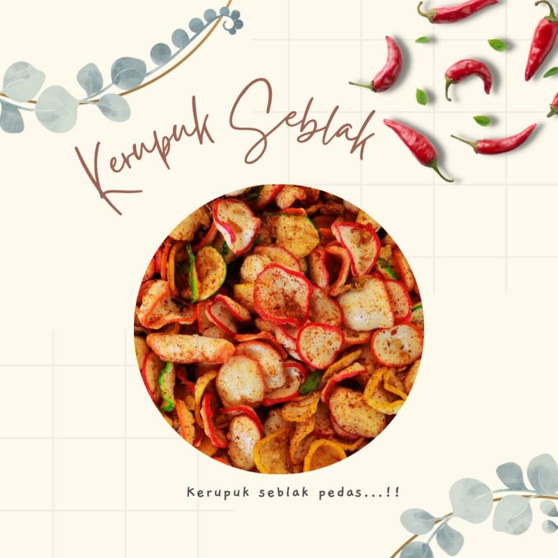 

SNACK MALAROS KHAS BANTEN-KERUPUK SEBLAK BANTAT