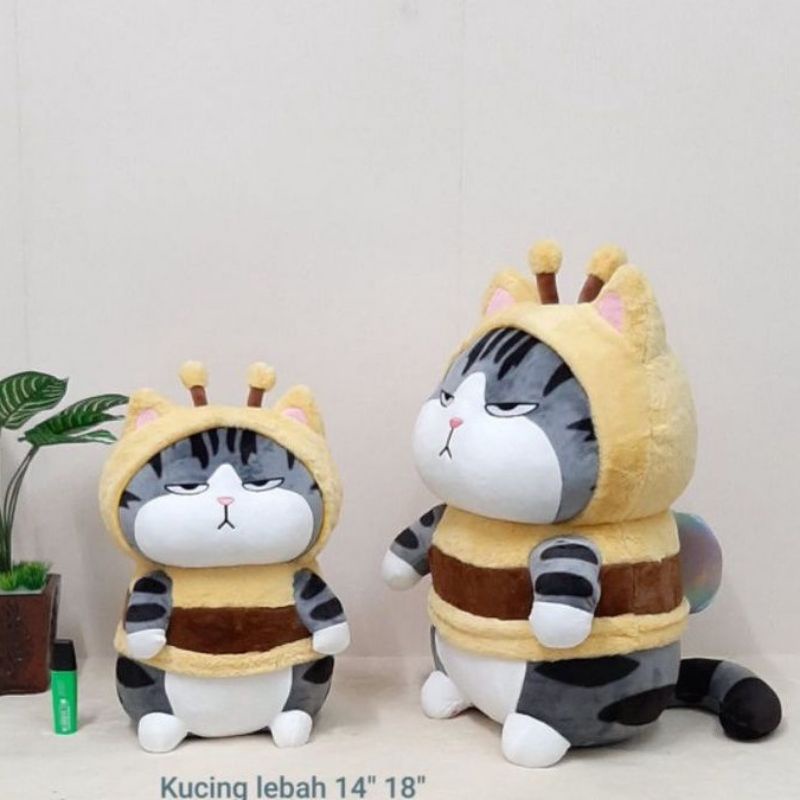 Boneka Kucing Furyu Cat Kostum Lebah/Boneka Kucing Bete