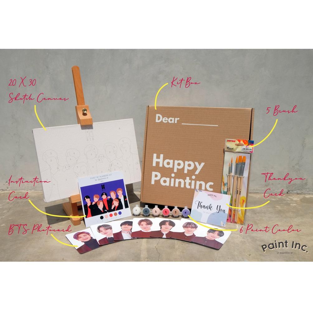

[SKU : 7GZIP] Paint by Numbers Kit: BTS | Paint Inc. ID | Painting Kit | Paint by Number | Paint Kit