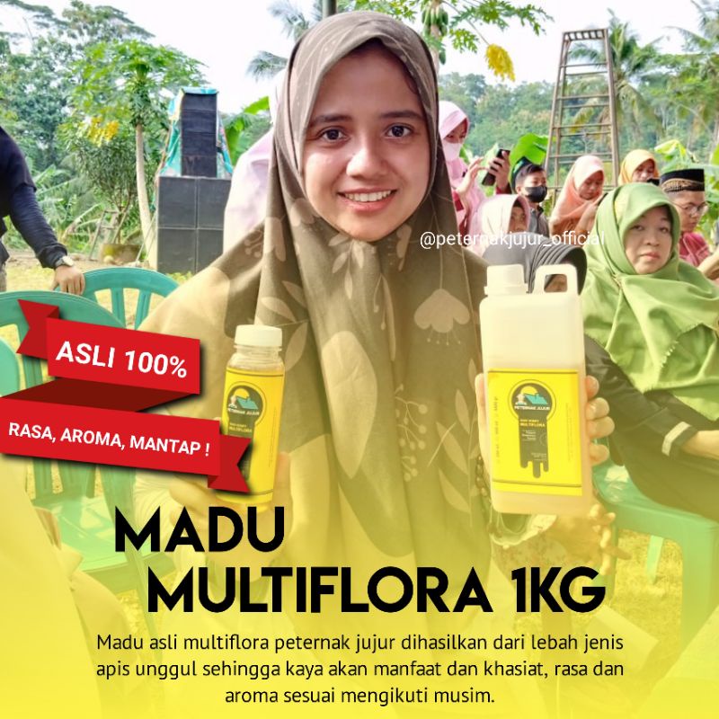 

Madu Murni Peternak Jujur 1Kg | RAW HONEY MULTIFORA