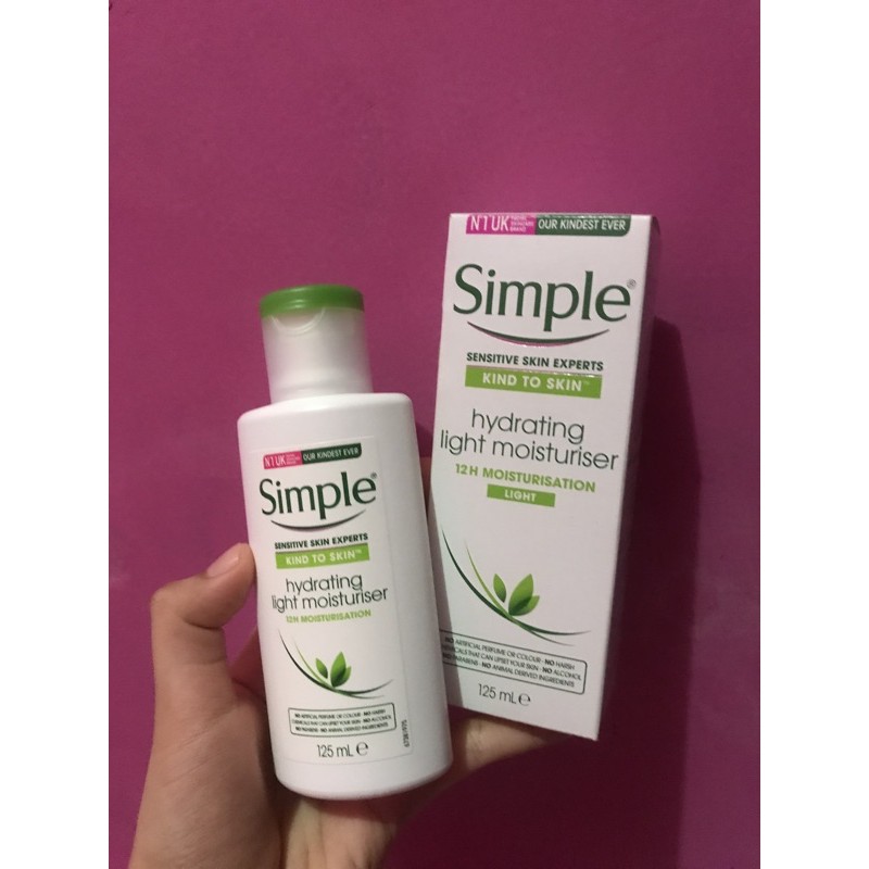 Simple Hydrating Light Moisturizer (preloved)