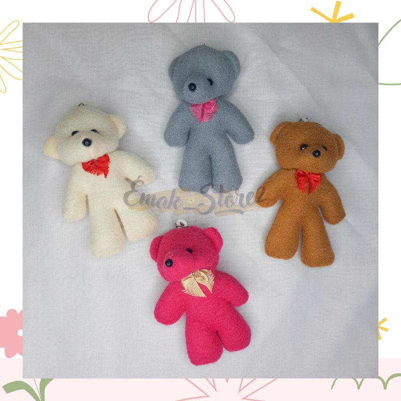 GANTUNGAN MINI BONEKA BERUANG TEDDY BEAR